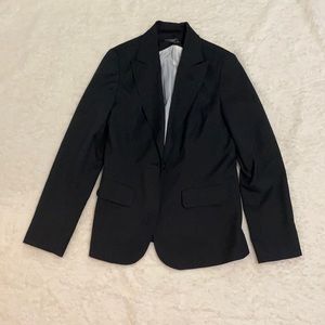Suzy Shier Black stripped blazer women’s L/G